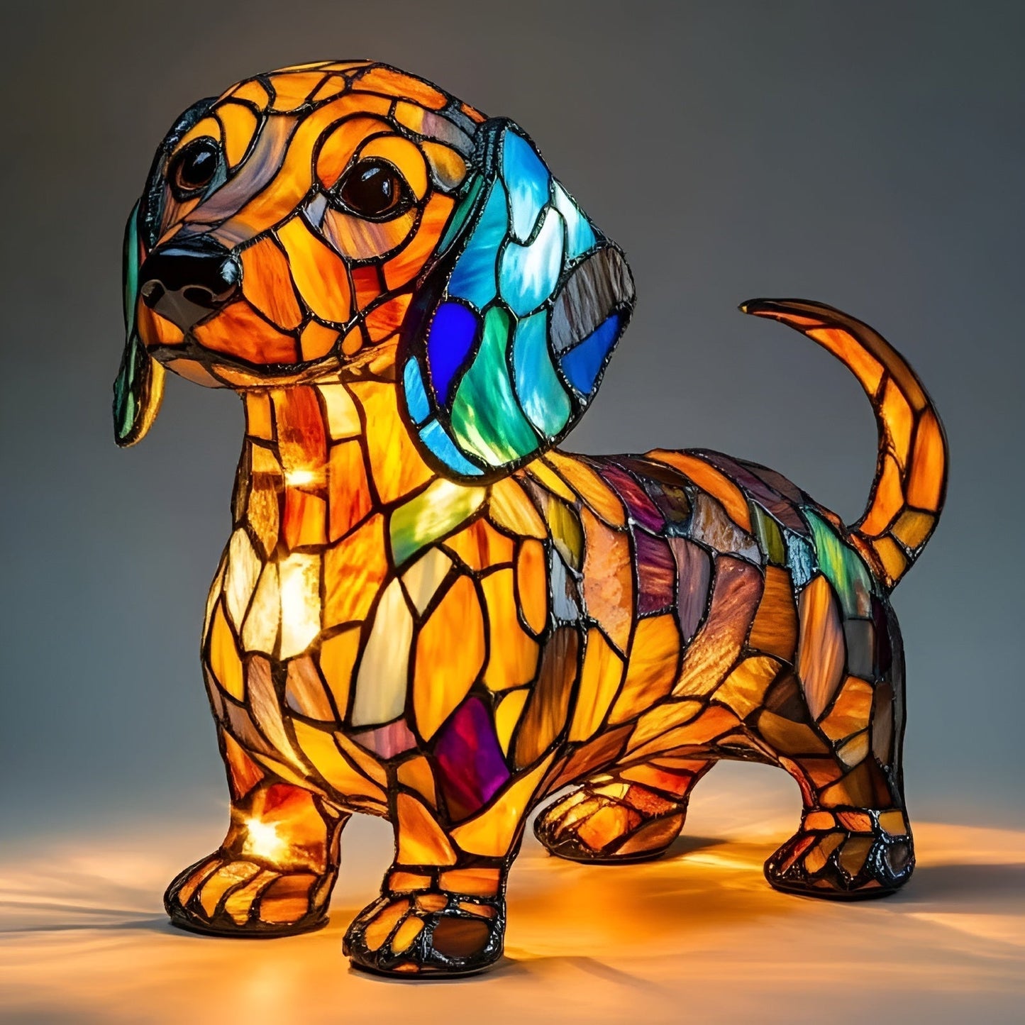 Bijou – Dachshund Sparkle Lamp