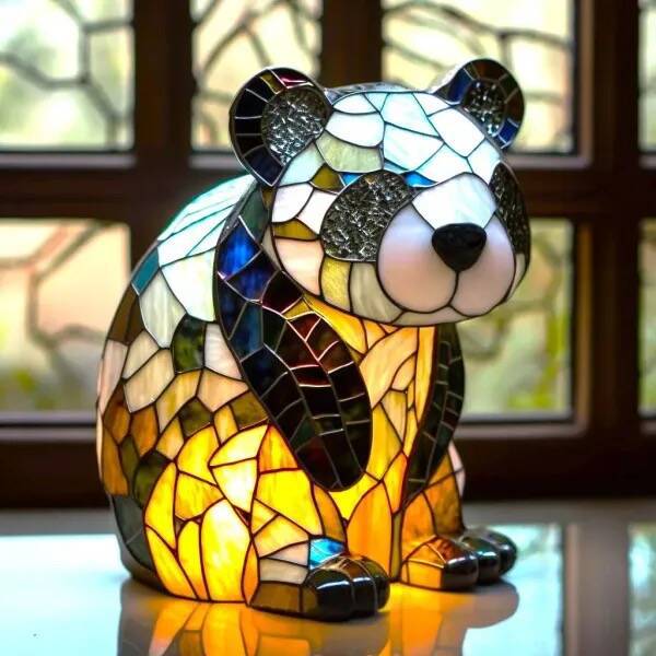 Loustic – Magical Panda Glass Lamp