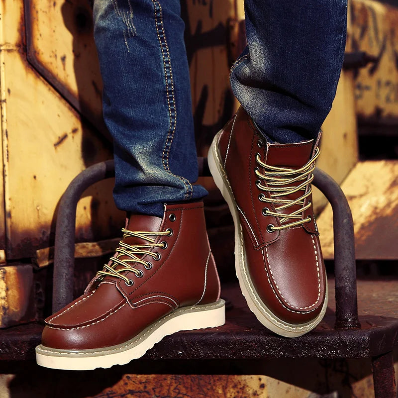 Muller™ – Genuine Leather Retro Boots