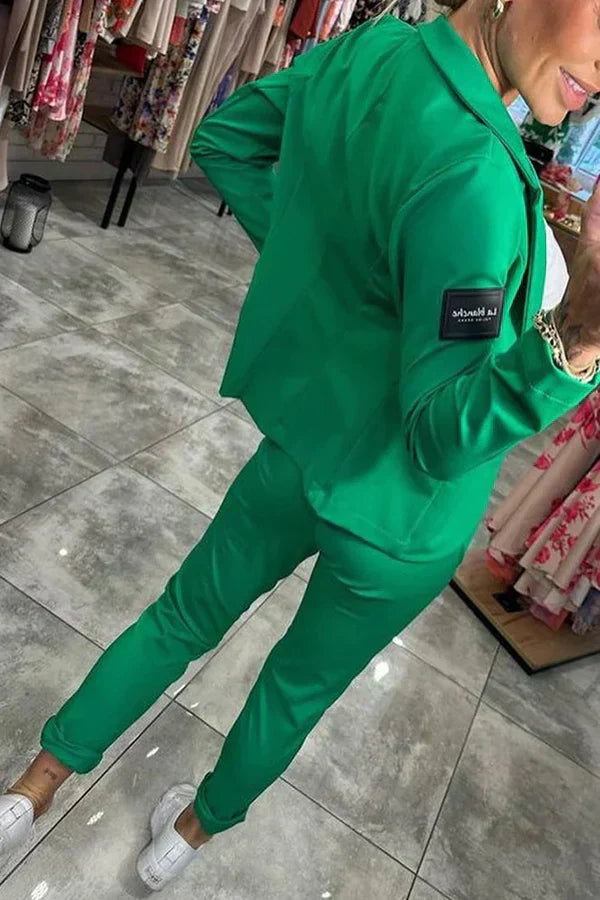 Zyora™ – Set su misura con giacca morbida e pantaloni jogger casual