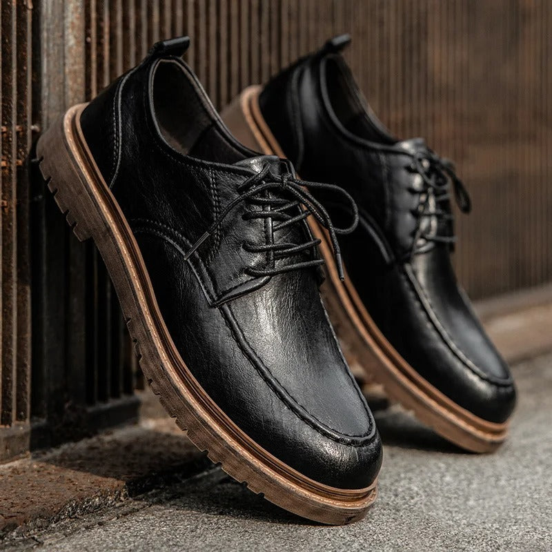 Westwell Genuine Leather Low-Cut Shoes