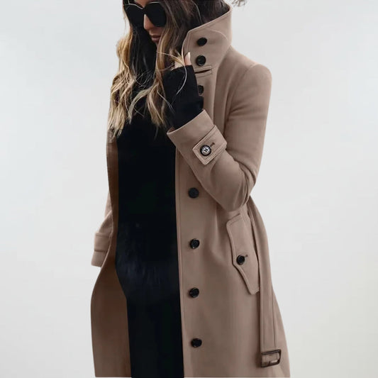 Winfell | Water-Repellent Long Trench Coat