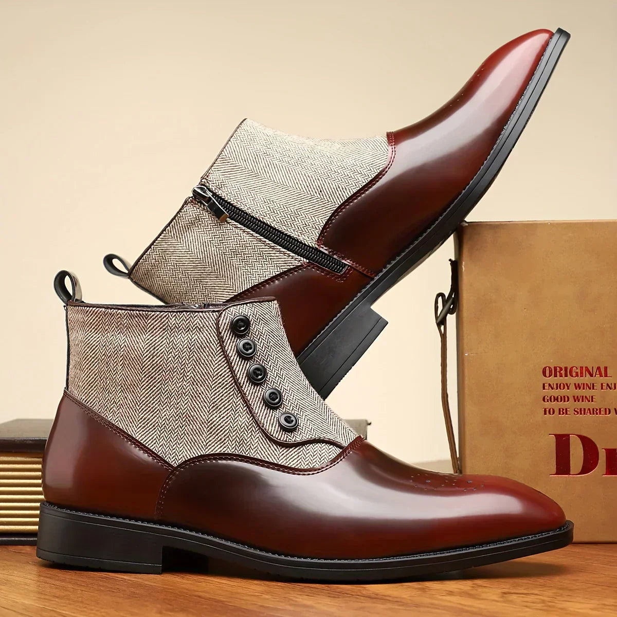 Gerald Wentworth Chelsea Ankle Boots