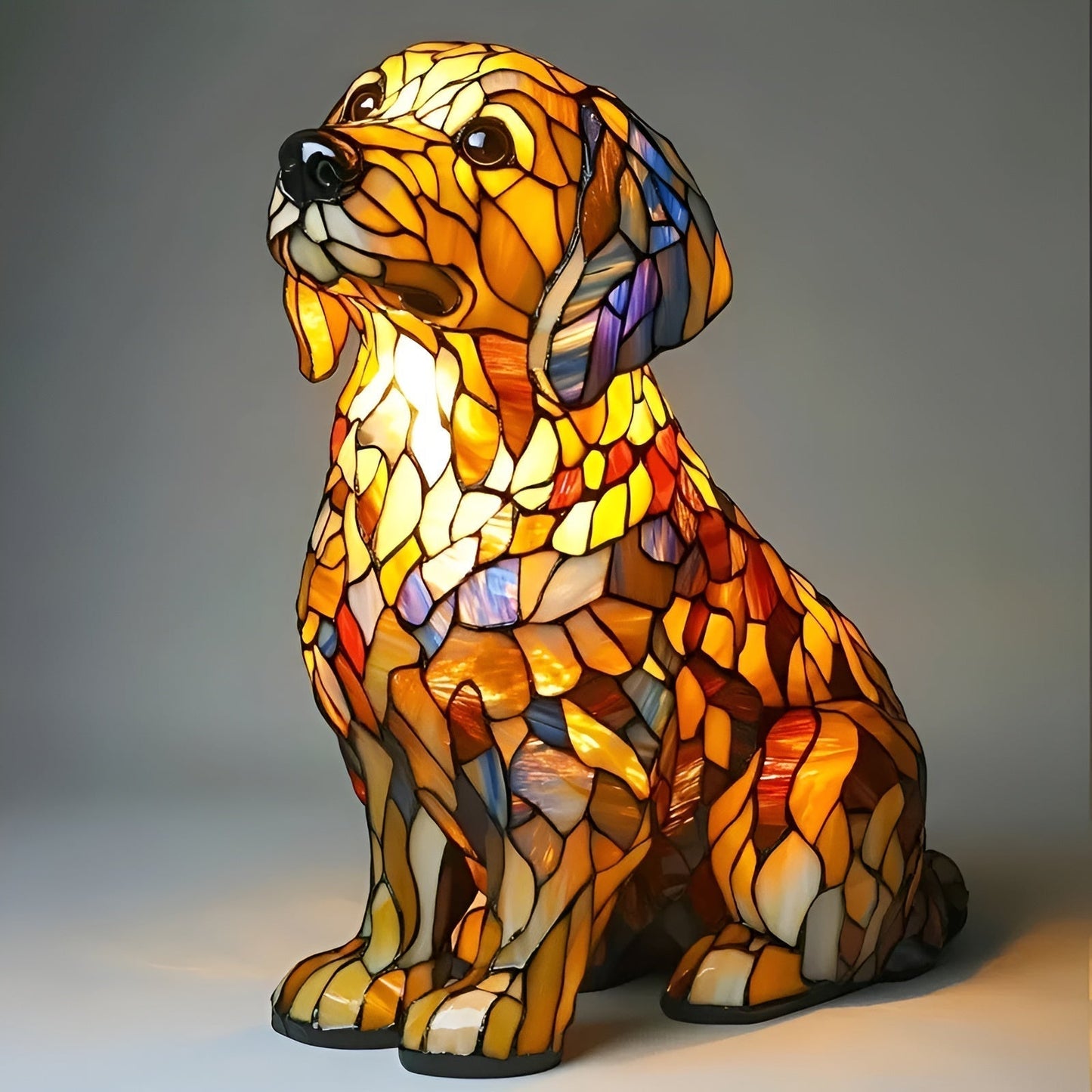 Pompom - Golden Retriever Spiritual Lamp