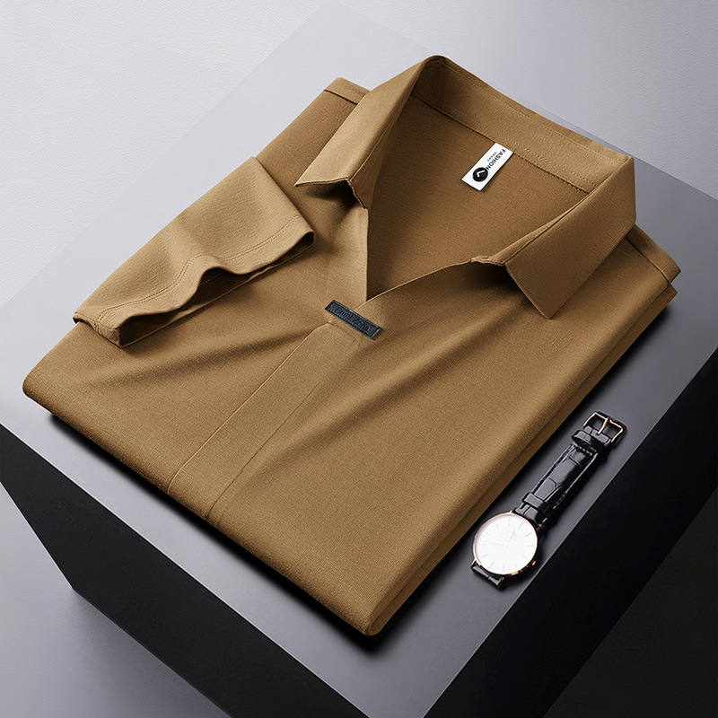 Cornelio - Polo Shirt in Cotone e Seta
