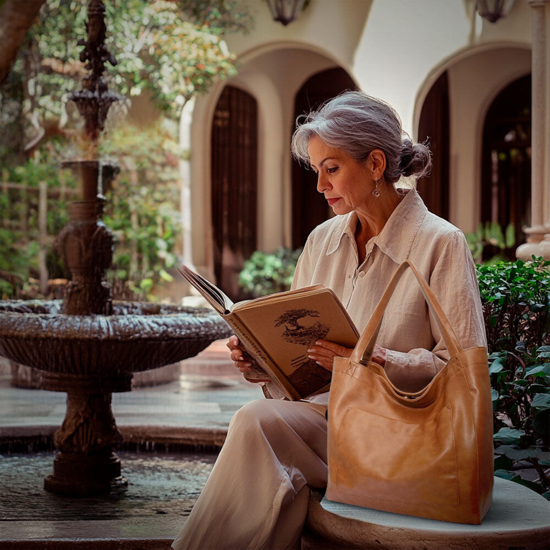 Marigold | Squisita Luxury Shoulder Bag in Soft Material