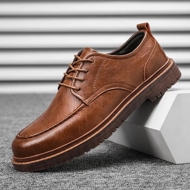 Westwell Genuine Leather Low-Cut Shoes