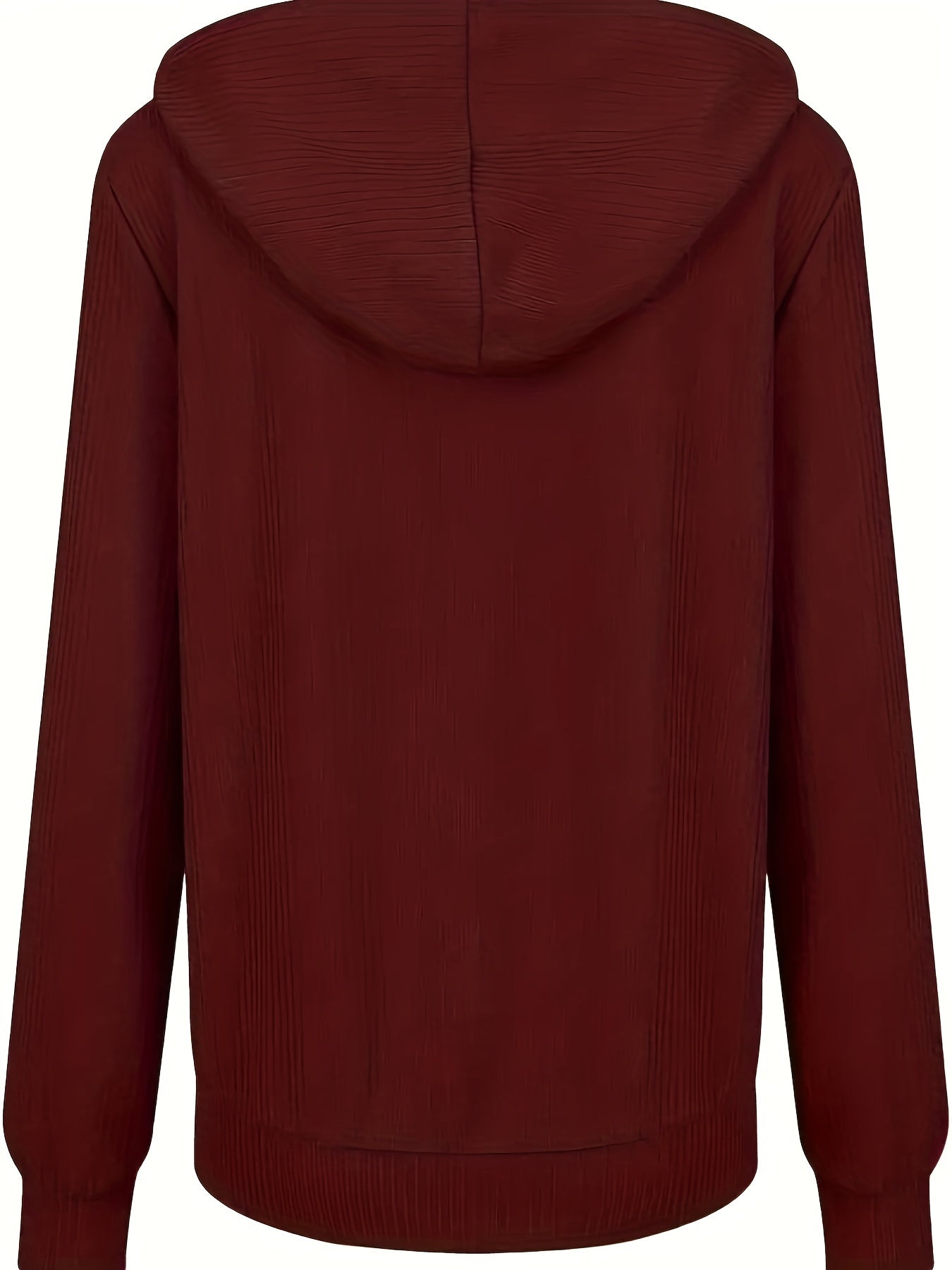 Moira – Felpa con cappuccio a maniche lunghe con zip e coulisse