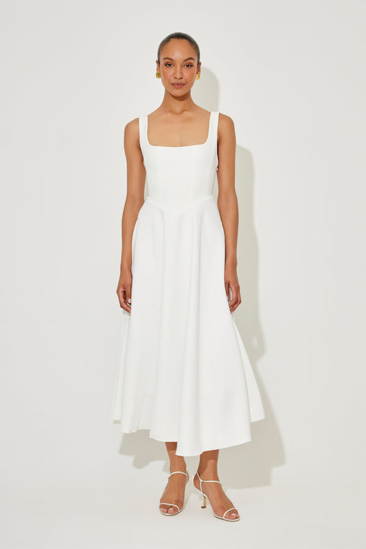 Aurora – Vestito Flowy Midi Elegante