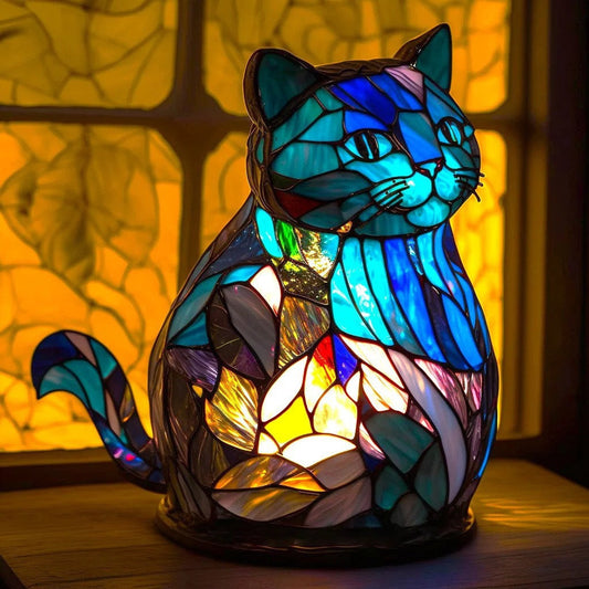 Nala – Colored Glass Magic Lamp for Cats