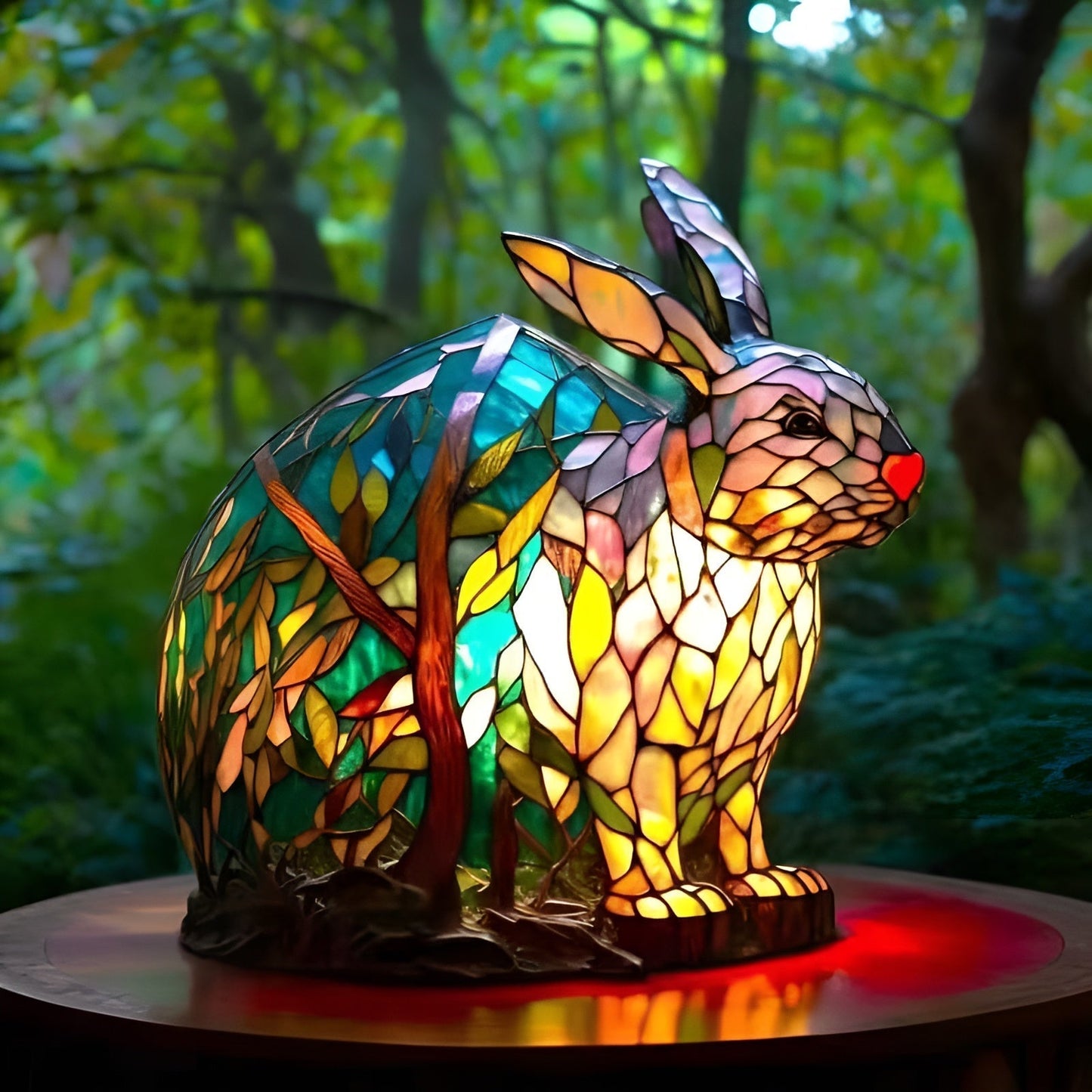 Pinpin – Magic Colored Glass Bunny Lamp