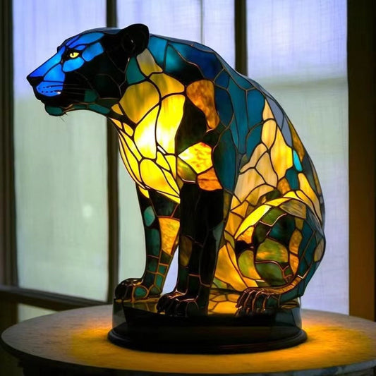 Pataud – Magic Leopard Glass Colored Night Light
