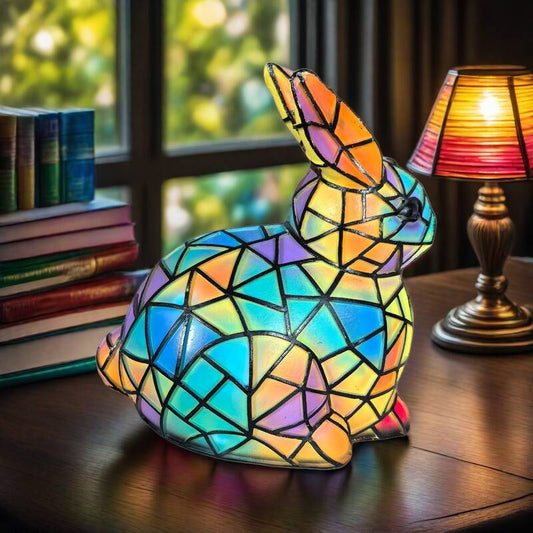 Lapinou – Magical Colored Glass Bunny Lamp