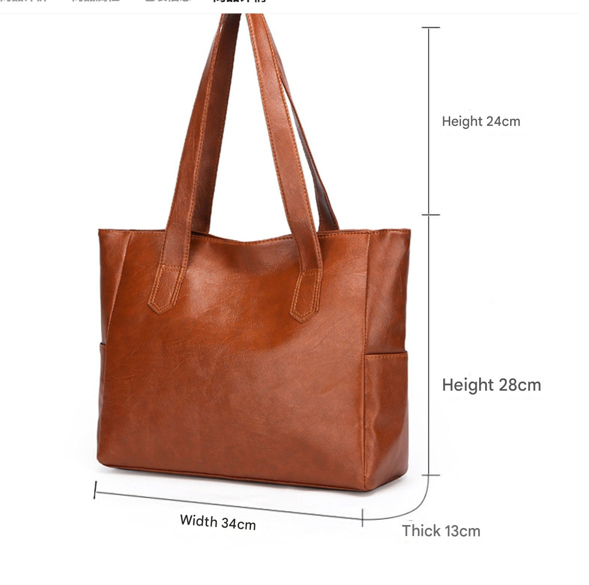 Autentica - Elegante borsa a tracolla