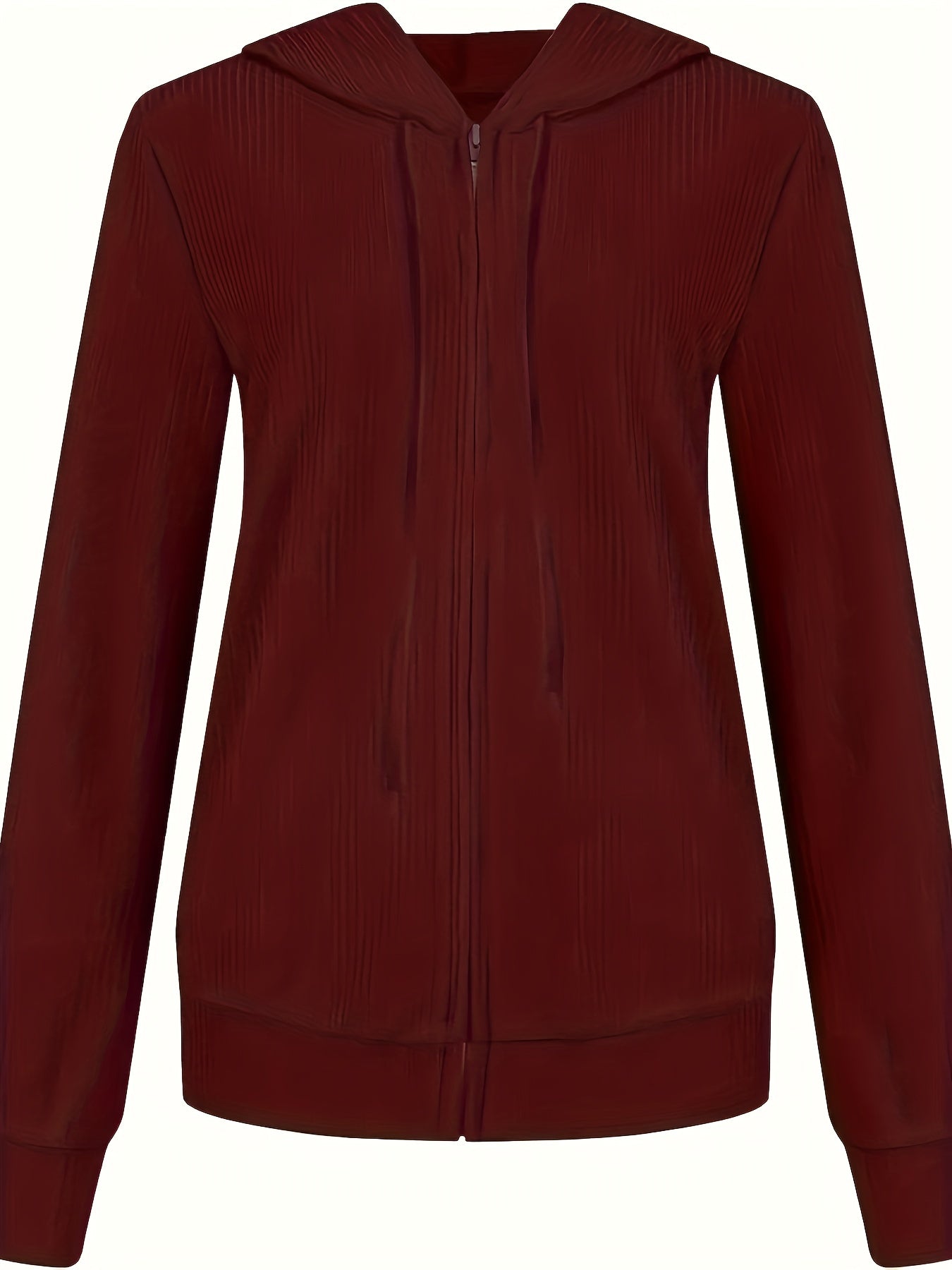 Moira – Felpa con cappuccio a maniche lunghe con zip e coulisse
