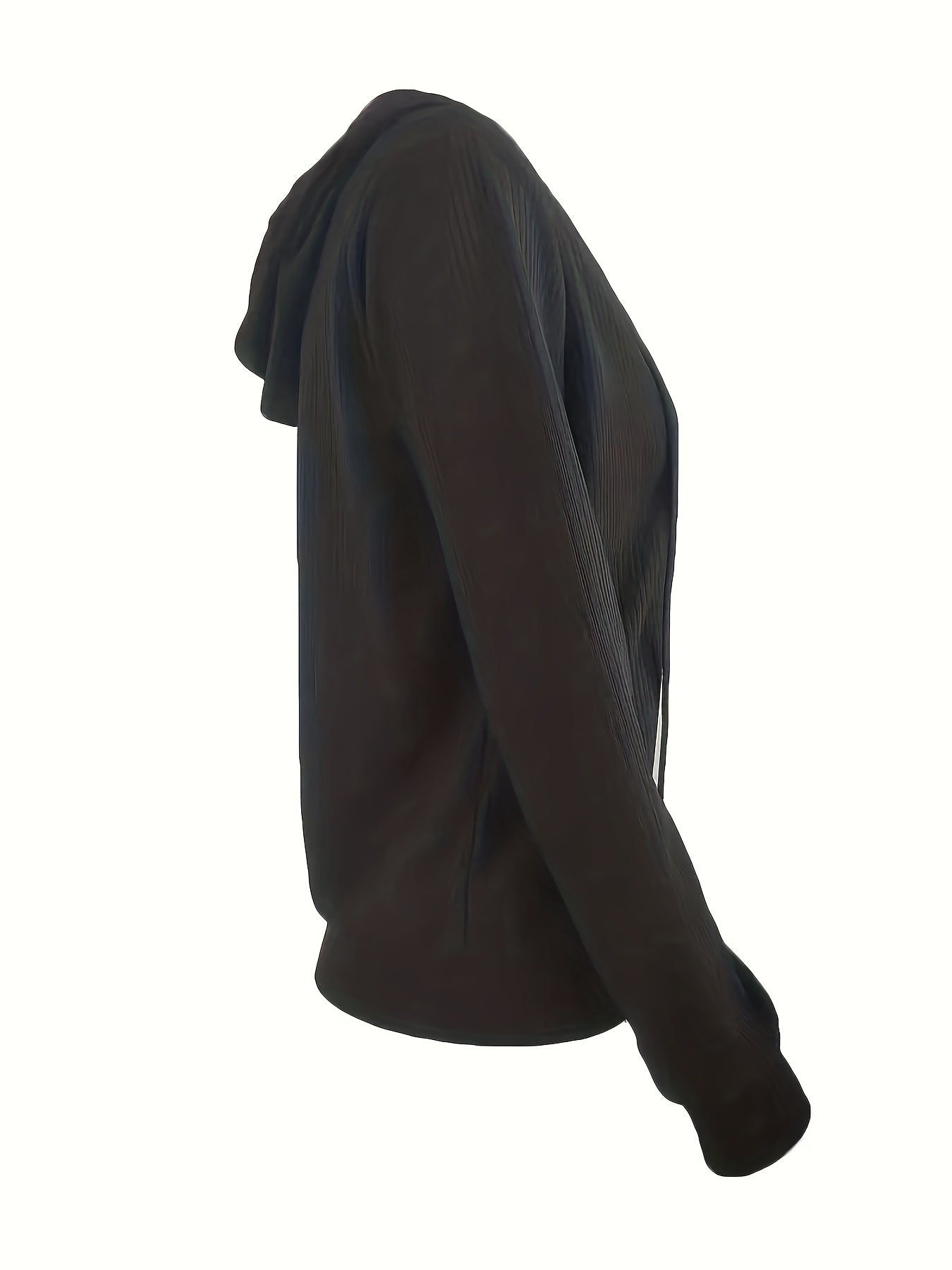 Moira – Felpa con cappuccio a maniche lunghe con zip e coulisse