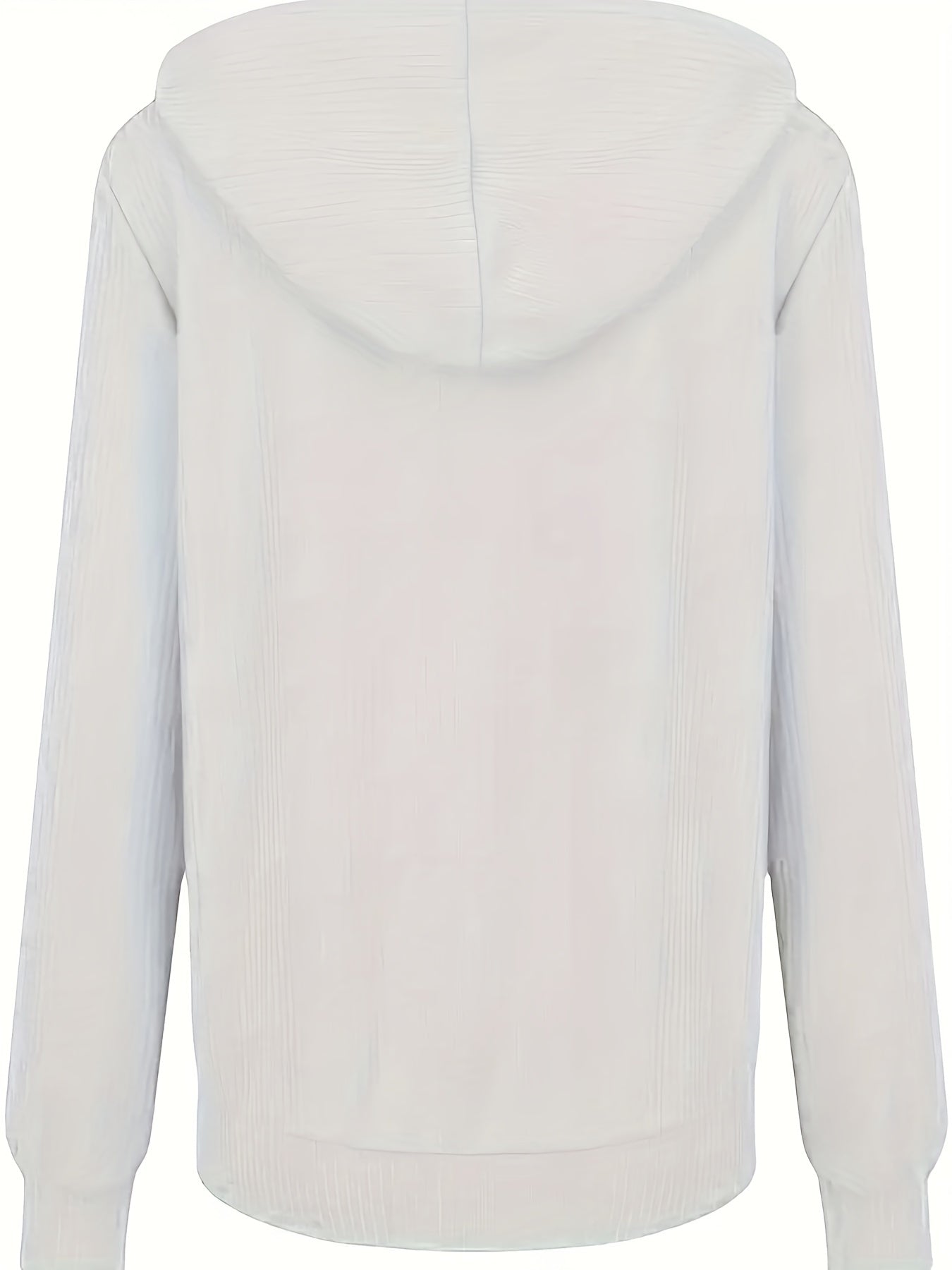 Moira – Felpa con cappuccio a maniche lunghe con zip e coulisse