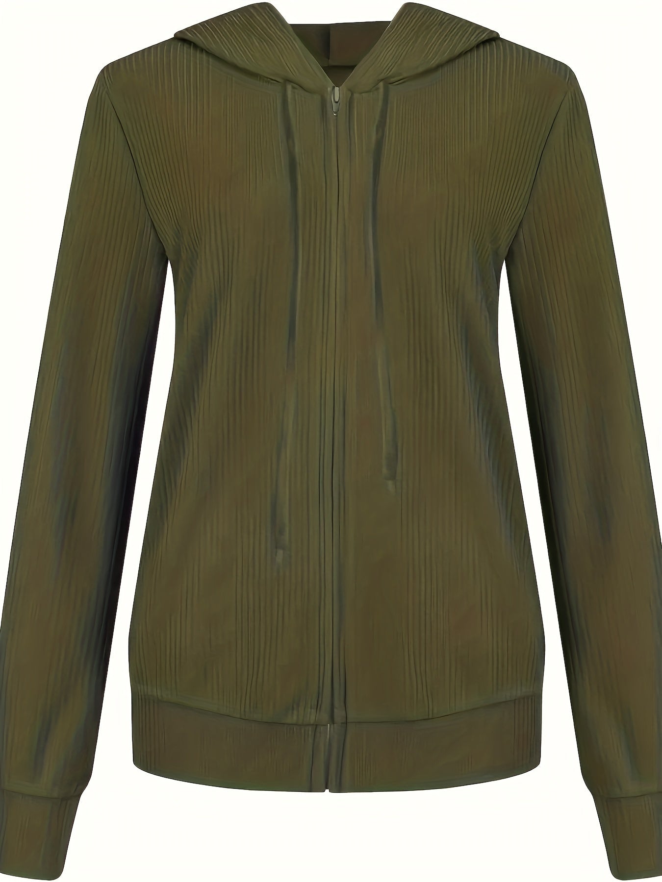 Moira – Felpa con cappuccio a maniche lunghe con zip e coulisse